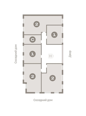 
   Продам 2-комнатную, 65.54 м², Пшеница, 6.1

. Фото 1.