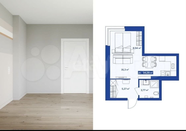
  Сдается 1-комн. квартира, 34 м², Кирова ул, д. 113/2
. Фото 8.