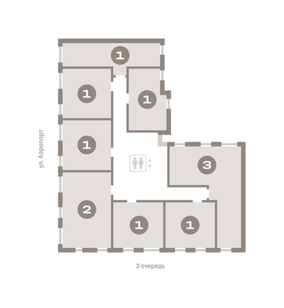 
  Продается 3-комн. квартира, 75.03 м², ЖК Авиатор, дом 3
. Фото 6.