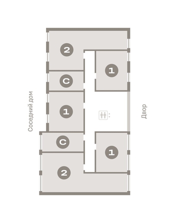
  Продается студия, 20.58 м², ЖК Европейский берег, дом 45
. Фото 1.