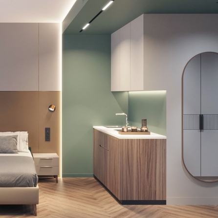 
  Продается апартамент, 21.72 м², АК АЭРОН, секция А
. Фото 4.