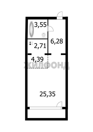 
  Продается студия, 37.9 м², Виктора Шевелева ул, д. 18/1
. Фото 6.