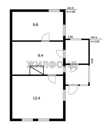 
  Продается дом, 32.6 м², Обь
. Фото 14.