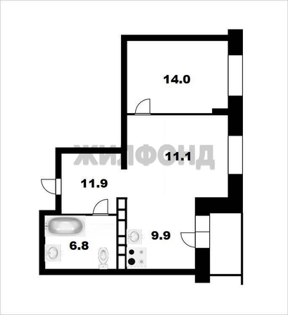 
  Продается 2-комн. квартира, 52.8 м², ЖК Расцветай на Красном, дом 1
. Фото 18.