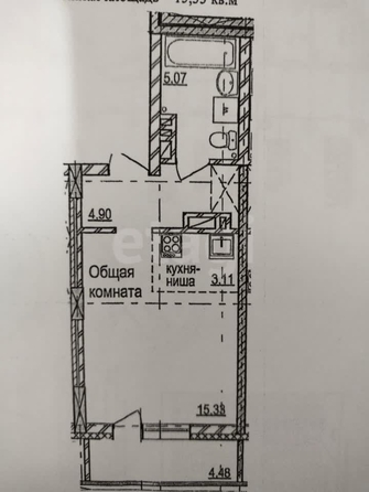 
  Продается студия, 28.3 м², Гурьевская ул, д. 177/1к2
. Фото 12.