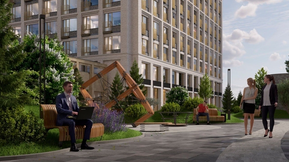
  Продается 1-комнатный апартамент, 31.72 м², АК Land Lord (Ленд Лорд), башня А
. Фото 3.
