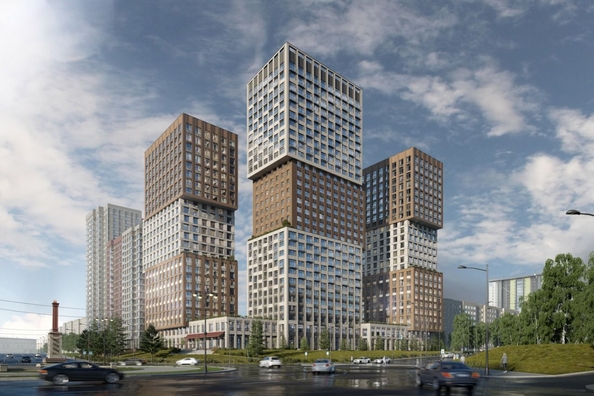 
  Продается 1-комн. квартира, 37.9 м², ЖК Lemont (Лемонт), башня Marée
. Фото 1.