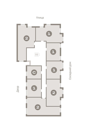 
  Продается 2-комн. квартира, 54.83 м², ЖК Пшеница, 6.1
. Фото 1.