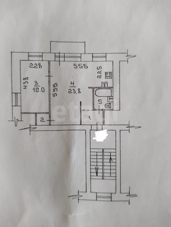 
  Сдается 2-комн. квартира, 43 м², Титова ул, д. 15
. Фото 13.