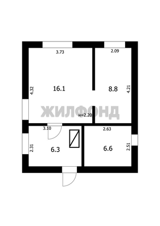 
  Продается дом, 37.8 м², Новосибирск
. Фото 6.