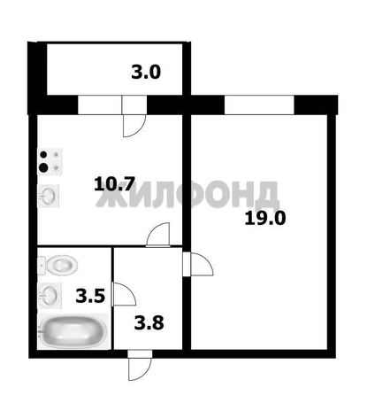 
  Продается 1-комн. квартира, 36.4 м², ЖК Чистая Слобода, дом 72
. Фото 8.