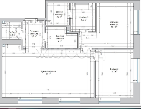 
  Продается 3-комн. квартира, 71.1 м², ЖК История
. Фото 32.