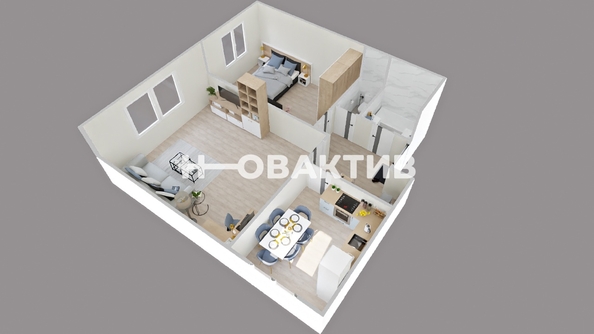 
  Продается 2-комн. квартира, 56.3 м², Татьяны Снежиной ул, д. 43/1
. Фото 14.