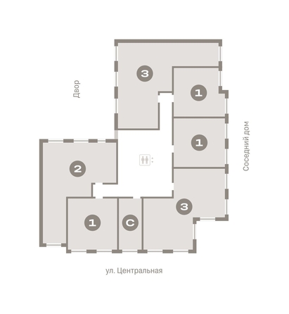 
  Продается 3-комн. квартира, 122.05 м², ЖК Пшеница, дом 2.1
. Фото 1.