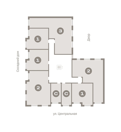
  Продается 2-комн. квартира, 88.83 м², ЖК Пшеница, дом 2.1
. Фото 1.