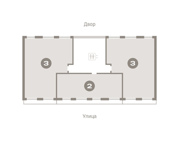 
  Продается 2-комн. квартира, 74.5 м², ЖК Лебедевский квартал, дом 1
. Фото 16.