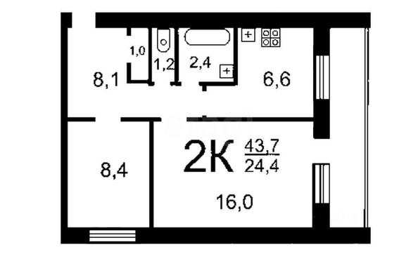 
  Сдается 2-комн. квартира, 55 м², Кошурникова ул, д. 6
. Фото 8.