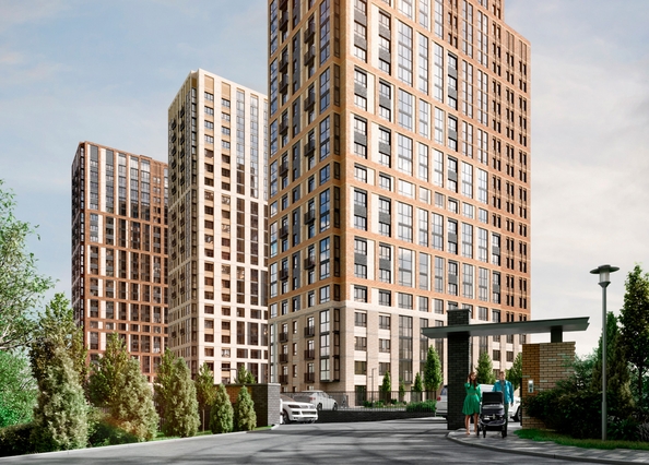 
  Продается 1-комн. квартира, 41.3 м², ЖК Расцветай на Кропоткина, дом 1
. Фото 1.