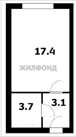 
  Продается студия, 24.3 м², Дивногорская ул, д. 150/2
. Фото 2.