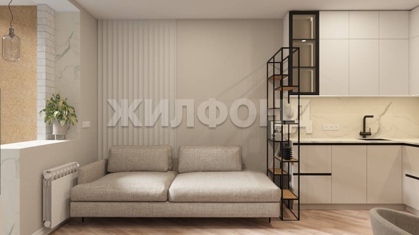 
  Продается студия, 32 м², ЖК Ельцовский, 1-2 б/с
. Фото 3.
