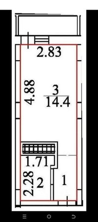 
  Продается студия, 20.5 м², Первомайская ул, д. 226
. Фото 7.