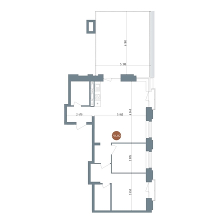 
  Продается 3-комн. квартира, 104.5 м², ЖК 19/56 Кварталы Телецентра, сек 4
. Фото 1.