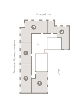 
  Продается 1-комн. квартира, 50 м², ЖК Лебедевский квартал, дом 1
. Фото 16.