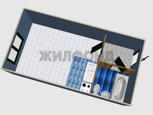 
  Продается студия, 24.3 м², Романтиков ул, д. 9
. Фото 11.
