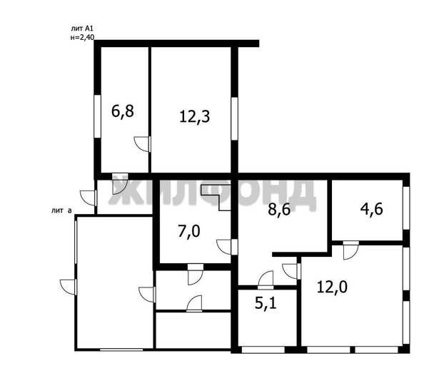 
  Продается дом, 59 м², Новосибирск
. Фото 4.