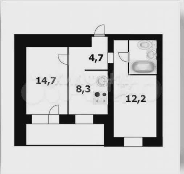 
  Продается 2-комн. квартира, 45.9 м², Узорная ул, д. 1/1
. Фото 23.