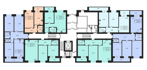 
  Продается 4-комн. квартира, 73.15 м², ЖК Дивногорский, 2.0
. Фото 1.