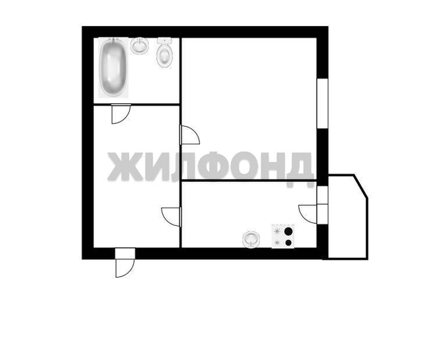 
  Продается 1-комн. квартира, 31.6 м², Краузе ул, д. 17
. Фото 3.