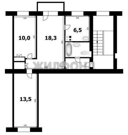 
  Продается 3-комн. квартира, 62.7 м², Холодильная ул, д. 16
. Фото 1.