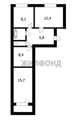 
  Продается 3-комн. квартира, 58.4 м², Виктора Шевелева ул, д. 28
. Фото 17.