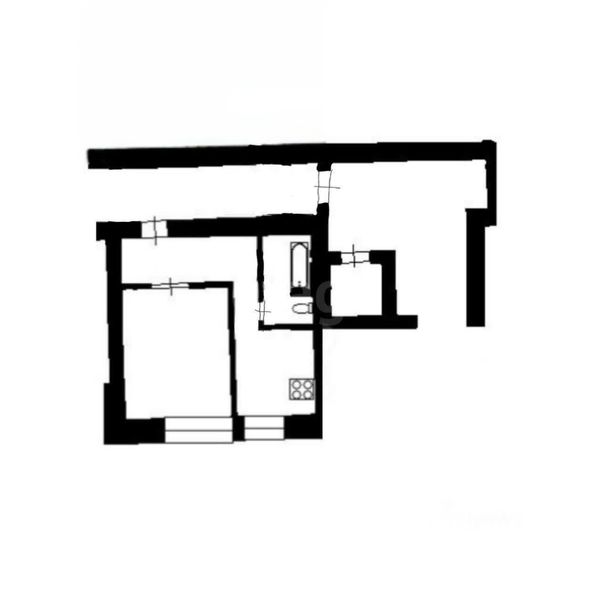 
  Сдается 1-комн. квартира, 32.5 м², Беловежская ул, д. 12
. Фото 16.