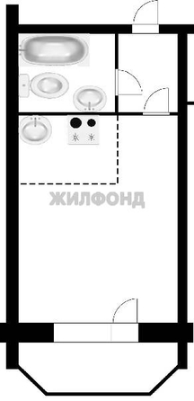
  Продается студия, 19.3 м², Одоевского ул, д. 1/8
. Фото 5.