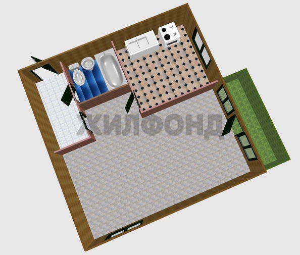 
  Продается 1-комн. квартира, 30.5 м², Петухова ул, д. 26
. Фото 29.