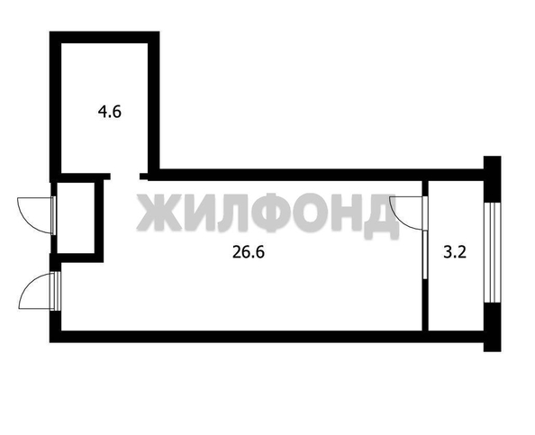 
  Продается студия, 31.2 м², Молодости ул, д. 17
. Фото 13.
