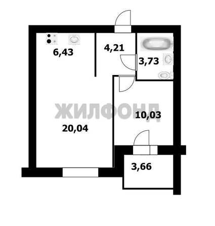 
  Продается 2-комн. квартира, 46.3 м², ЖК Фламинго, дом 7
. Фото 12.