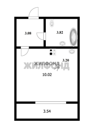 
  Продается студия, 20.1 м², Виктора Уса ул, д. 11/1
. Фото 9.