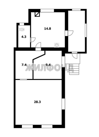 
  Продается дом, 60 м², Новосибирск
. Фото 8.