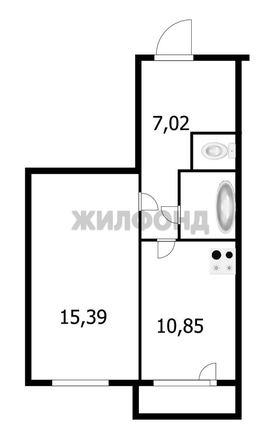 
  Продается 1-комн. квартира, 41.36 м², В. Высоцкого ул, д. 141/7
. Фото 4.
