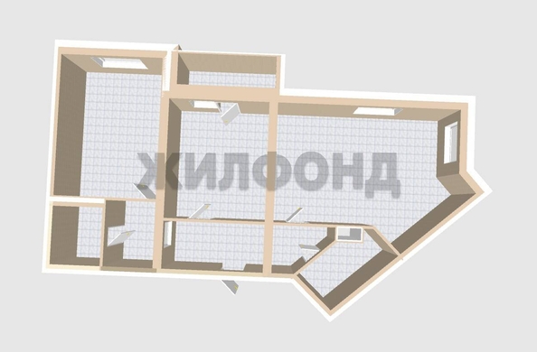 
  Продается 3-комн. квартира, 79.1 м², Краснообск, д. 113
. Фото 18.