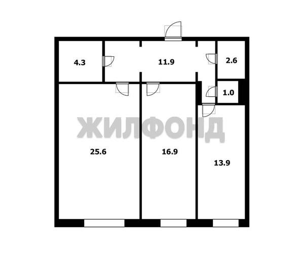 
  Продается 2-комн. квартира, 76.2 м², Татьяны Снежиной ул, д. 48
. Фото 1.