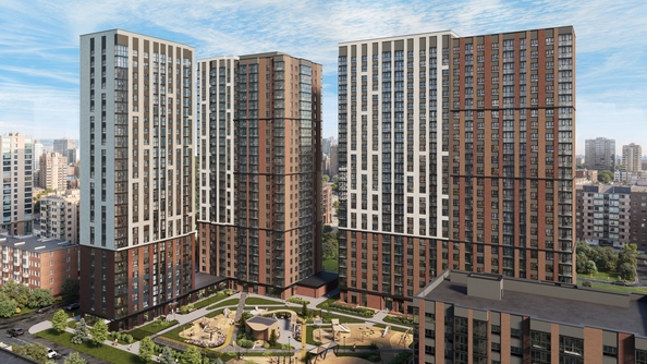 
  Продается студия, 33.5 м², ЖК Счастливый квартал, дом 2
. Фото 2.