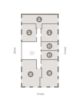 
  Продается студия, 22.01 м², ЖК Пшеница, дом 4
. Фото 12.