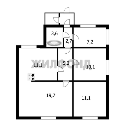
  Продается дом, 71 м², деревня Ярково
. Фото 11.