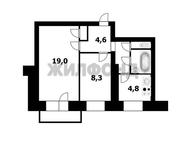 
  Продается 2-комн. квартира, 42.8 м², Революции ул, д. 6
. Фото 11.