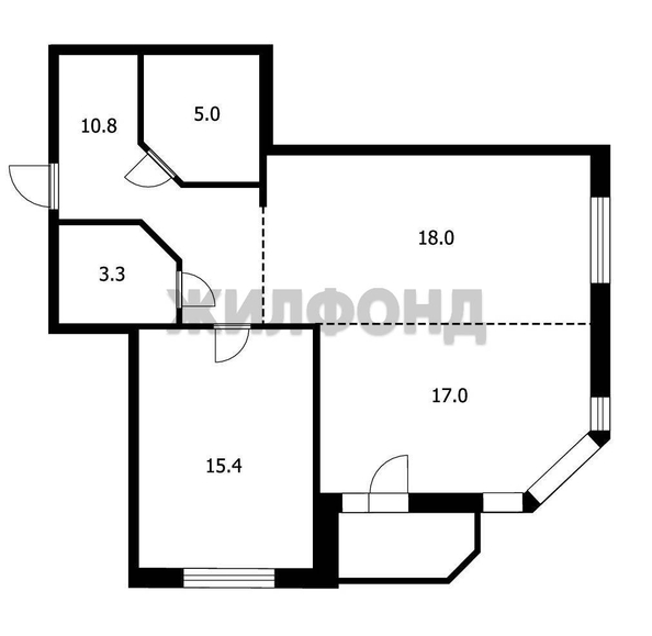 
  Продается 2-комн. квартира, 69.3 м², Аникина ул, д. 16
. Фото 16.
