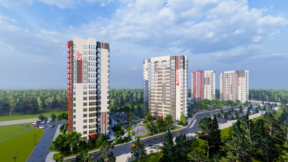 
  Продается 2-комн. квартира, 56 м², ЖК Азимут, дом 1
. Фото 1.